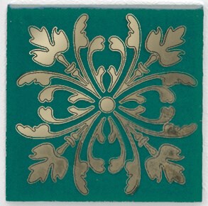 KERAMA MARAZZI HGD/E252/5246 Вставка Клемансо зелёный 4,9х4,9х6,9