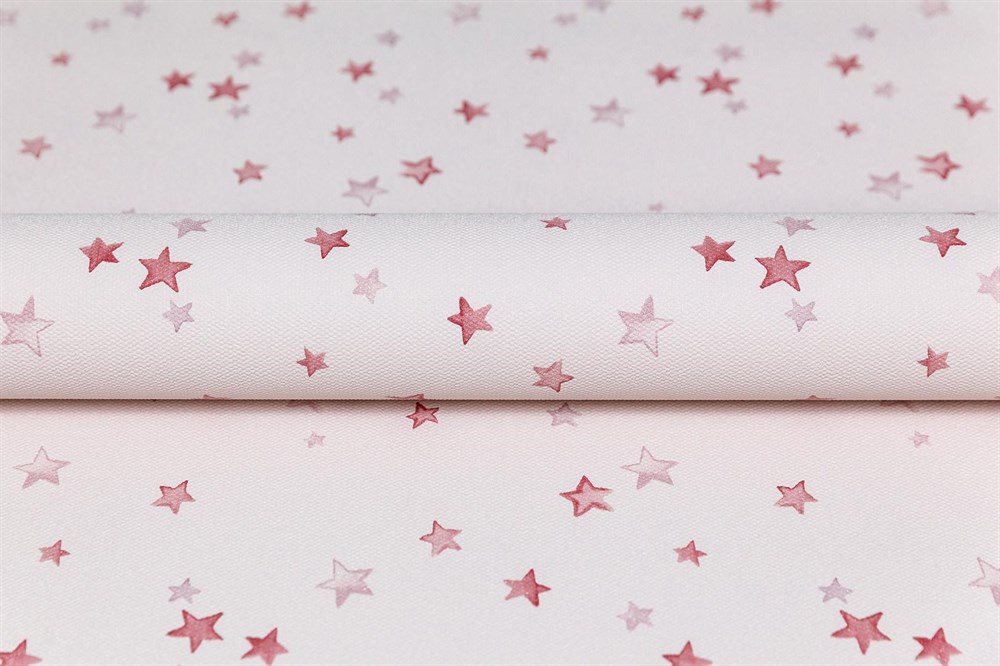 Обои виниловые на флизелиновой основе Уик-энд мотив, розовый звезды