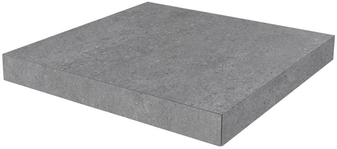 KERAMA MARAZZI DL500920R/GCA Ступень угловая клееная Фондамента серый 33x33x0,9
