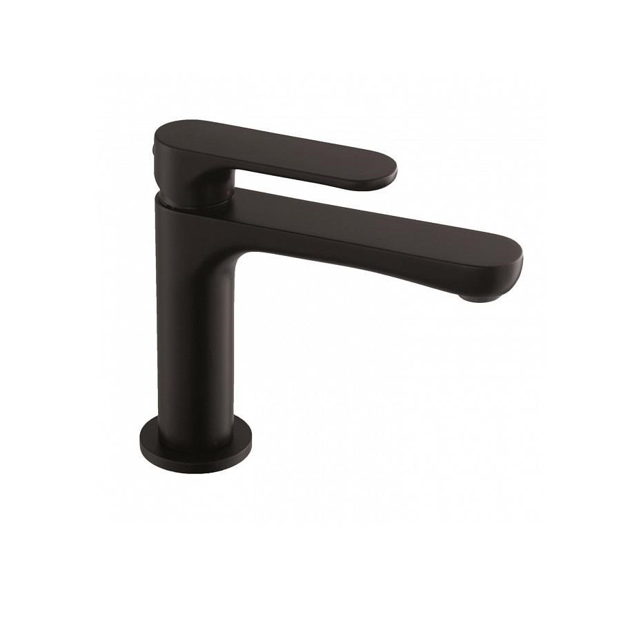 Смеситель для раковины OLE однорычажный без донного клапана 3/8, матовый черный