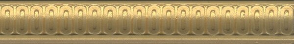 KERAMA MARAZZI BOA005 Бордюр Борромео золото 25x4x11
