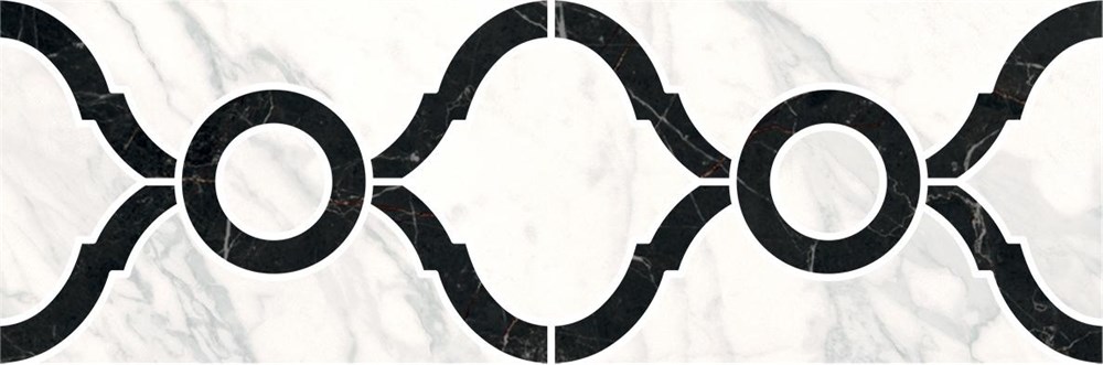 KERAMA MARAZZI ID91T Бордюр Фрагонар наборный белый 30x9,9x0,9