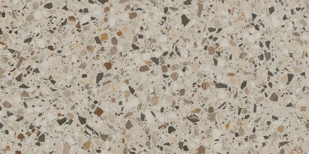 Ступень клееная фронтальная Бричиола бежевый светлый матовый обрезной 33x60x0,9