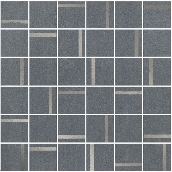 KERAMA MARAZZI SG640220/MM Декор Гварди 2 мозаичный синий матовый обрезной 30x30x0,9