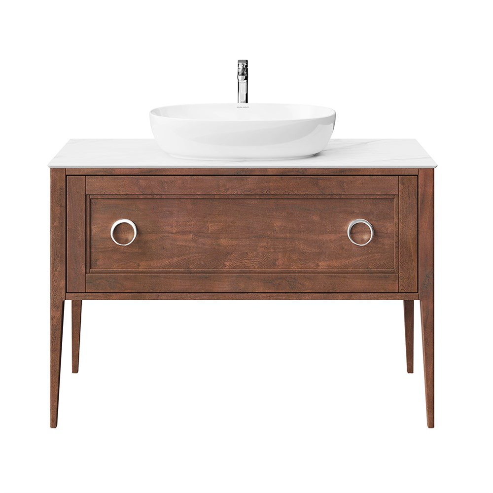 Тумба PLAZA Classic Neo напольная с ящиками 120, орех