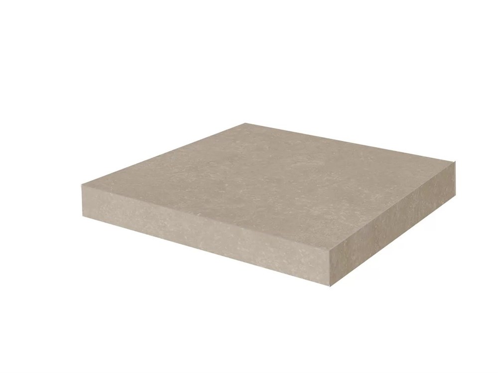 KERAMA MARAZZI KM6012G0191RGCA Ступень угловая клееная Касабланка HP бежевый светлый матовый обрезной 33x33x0,9