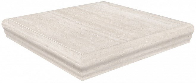 KERAMA MARAZZI SG157100R/GR/AND Ступень Пантеон беж светлый правая угловая 34х34х8