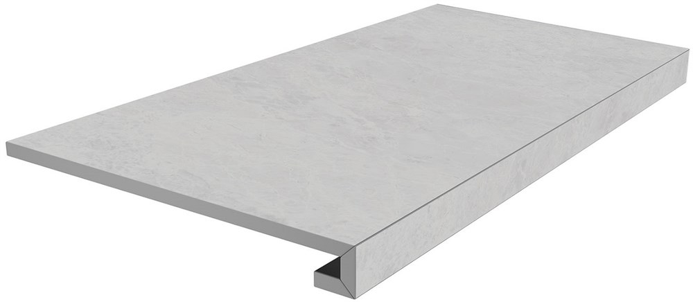 KERAMA MARAZZI SG850290R/GCF Ступень клееная Монте Тиберио серый матовый 33x80x0,9