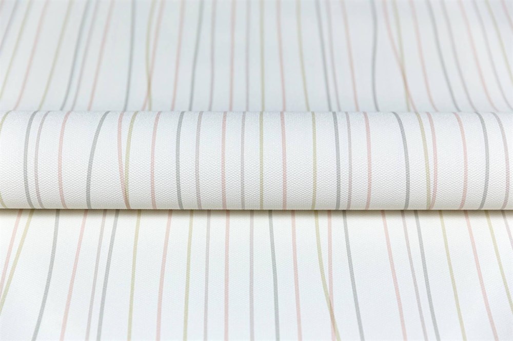 Обои виниловые на флизелиновой основе Уик-энд мотив, бежевый полоса