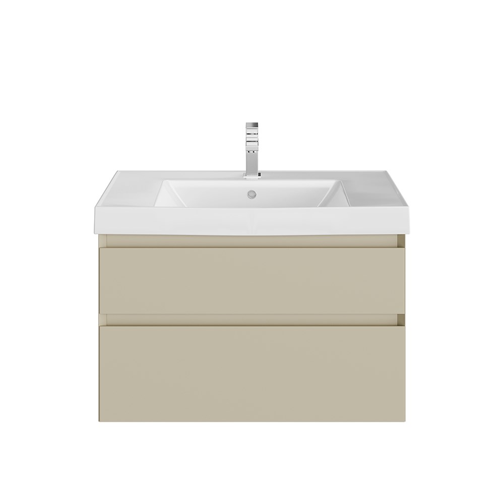 KERAMA MARAZZI CUB.80.2/LIM Тумба CUBO подвесная с ящиками 80, лимо матовая