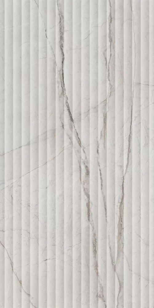 KERAMA MARAZZI KM6012B0110R Ифран серый светлый глянцевый структура обрезной 60x119,5x1
