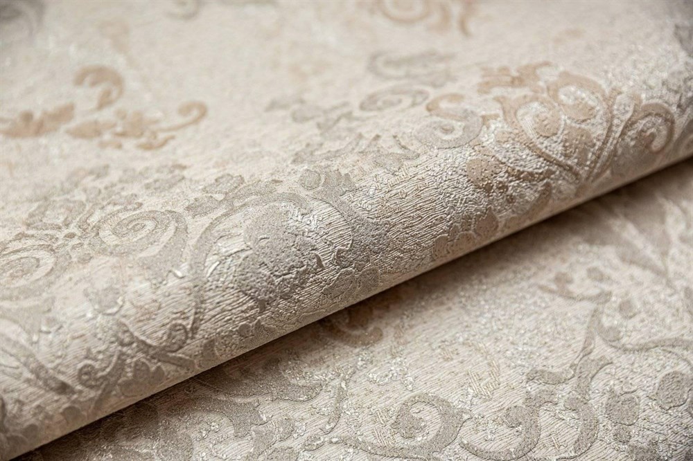 KERAMA MARAZZI KM5403 Обои виниловые Флора бежевый, мотив 1,06х10 (1, Т C)