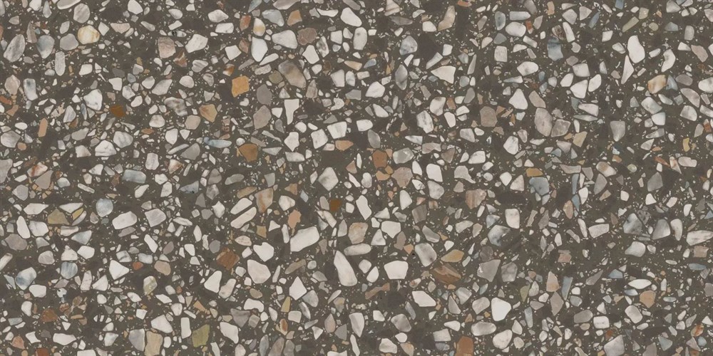 Ступень клееная фронтальная Бричиола коричневый матовый обрезной 33x60x0,9