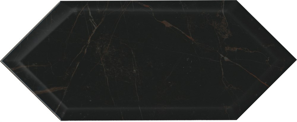 KERAMA MARAZZI 35010 Келуш грань черный глянцевый 14х34 14x34x9,2
