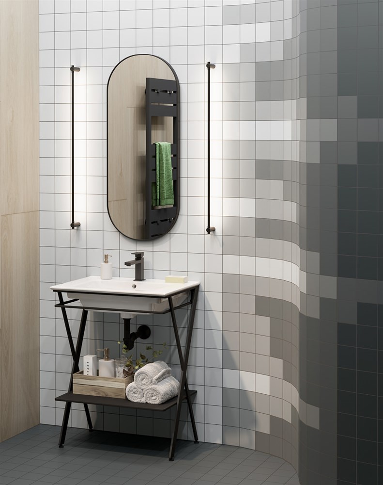 Металлическая структура PIANO Next напольная 65, черная матовая