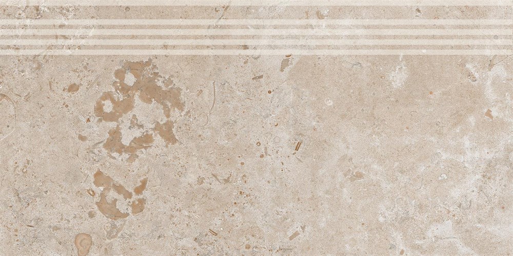 KERAMA MARAZZI DD205420R/GR Ступень Про Лаймстоун бежевый темный натуральный обрезной 30x60x0,9