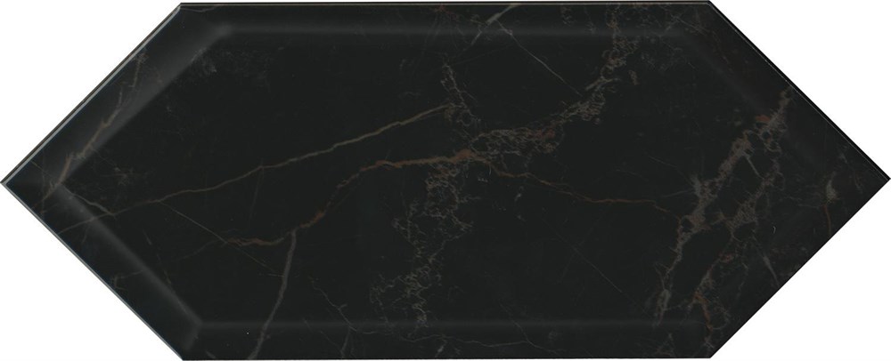 KERAMA MARAZZI 35010 Келуш грань черный глянцевый 14х34 14x34x9,2