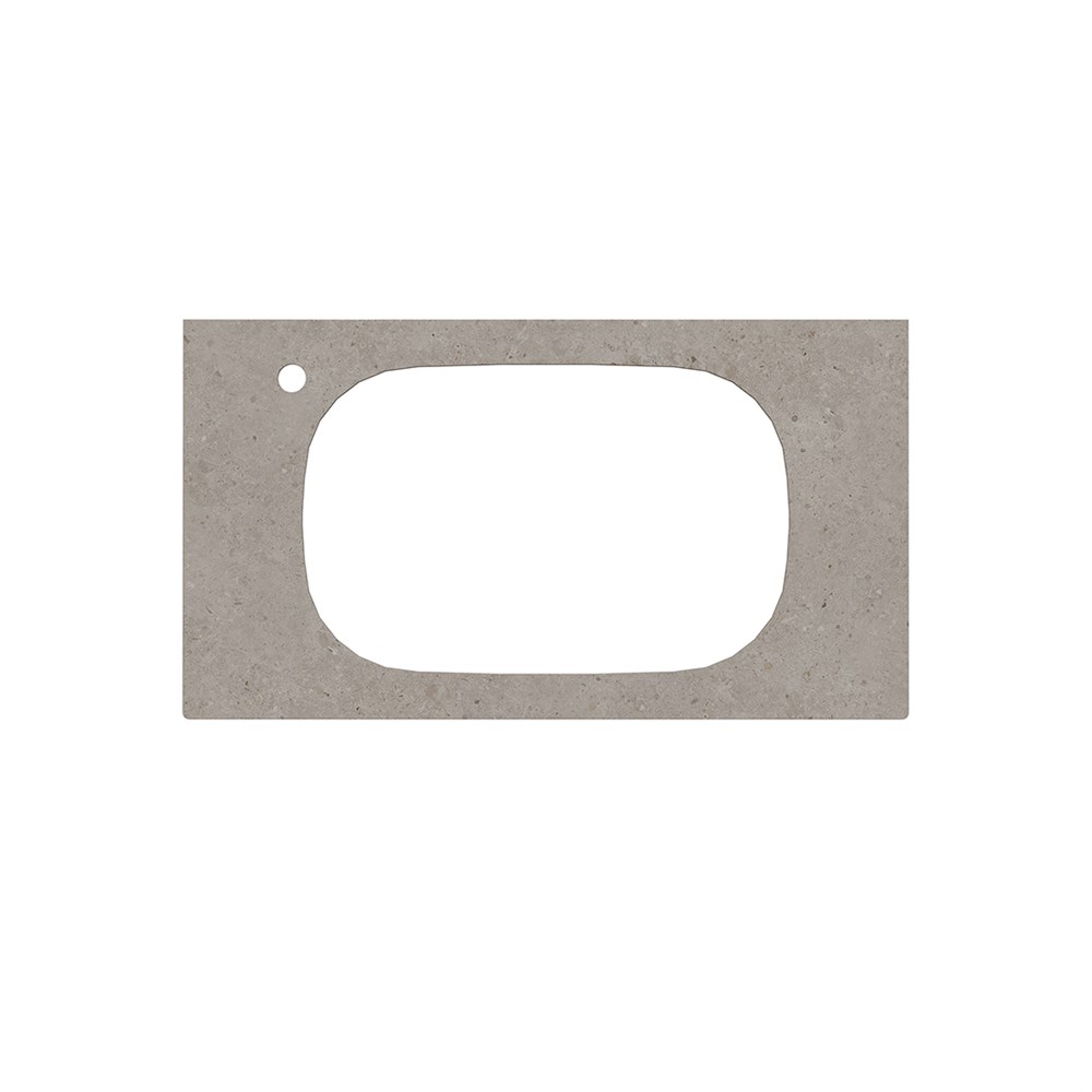 KERAMA MARAZZI MA.2.1.SG519920R/90 Спец. изделие декоративное для раковин, встраиваемых сверху MAGICA Риккарди 90 см, серый матовый