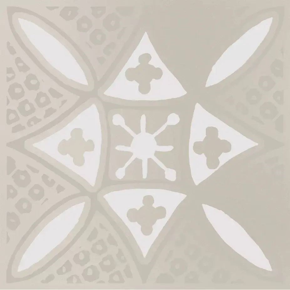 KERAMA MARAZZI KMD3STA018GN Декор Бахия 2 серый светлый глянцевый 9,8x9,8x0,7
