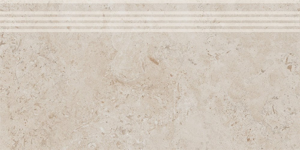 KERAMA MARAZZI DD205520R/GR Ступень Про Лаймстоун бежевый натуральный обрезной 30x60x0,9