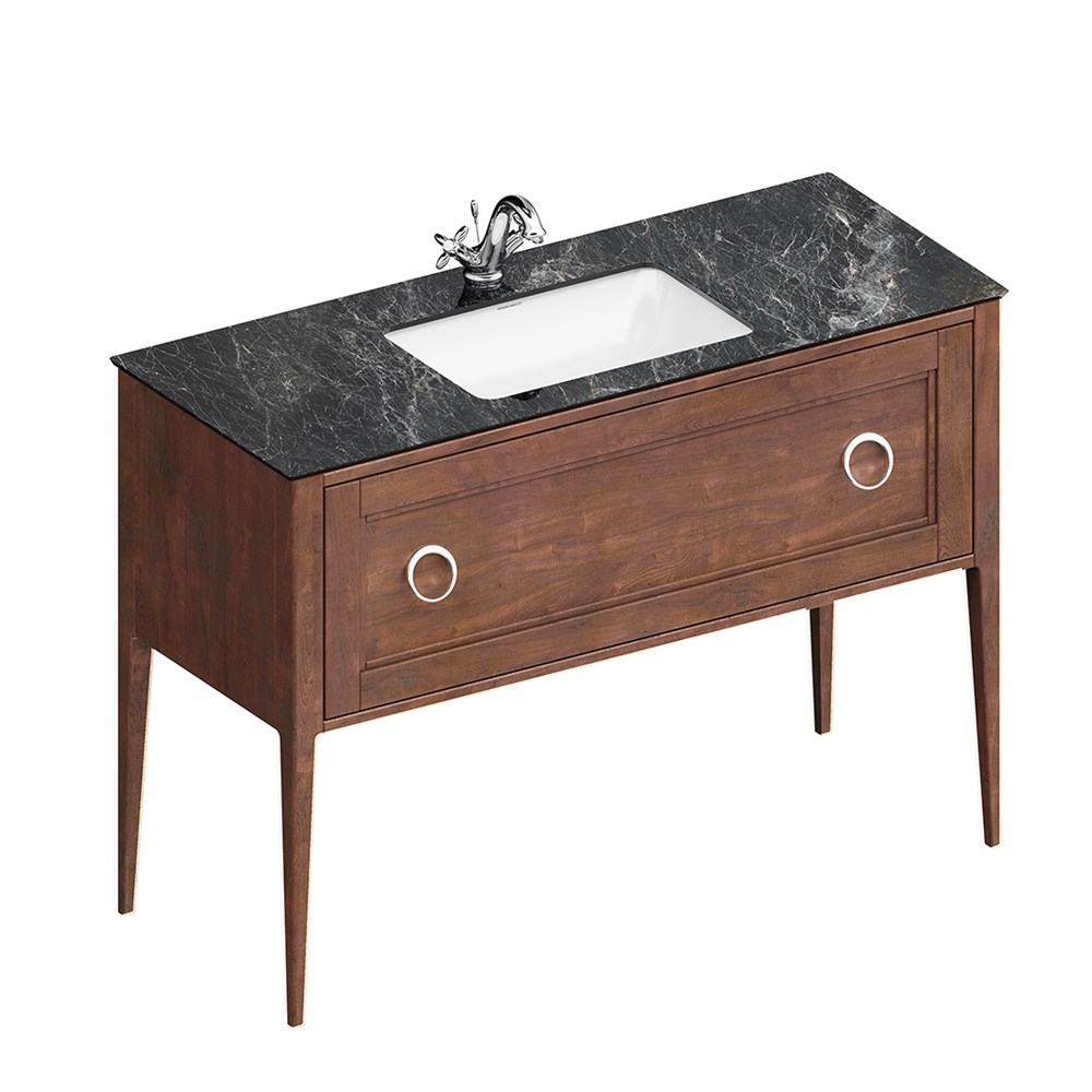 KERAMA MARAZZI PL.CN.120.1\NUT.M Тумба PLAZA Classic NEO напольная 1 ящик 120, орех матовый