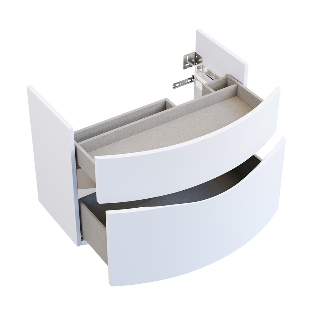 KERAMA MARAZZI RV.80\WHT.M Тумба RIVA 80 см, белая матовая