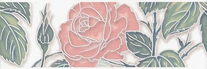 KERAMA MARAZZI NT\A79\12000 Бордюр Дикая роза 25х8х9