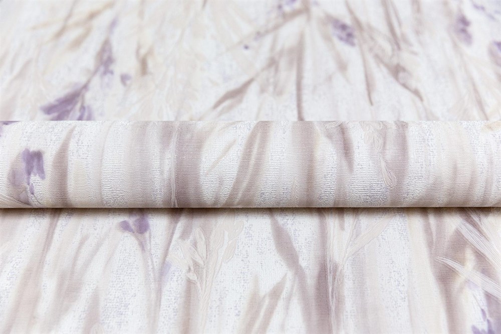 Обои виниловые на флизелиновой основе Отражение мотив, серый сиреневый