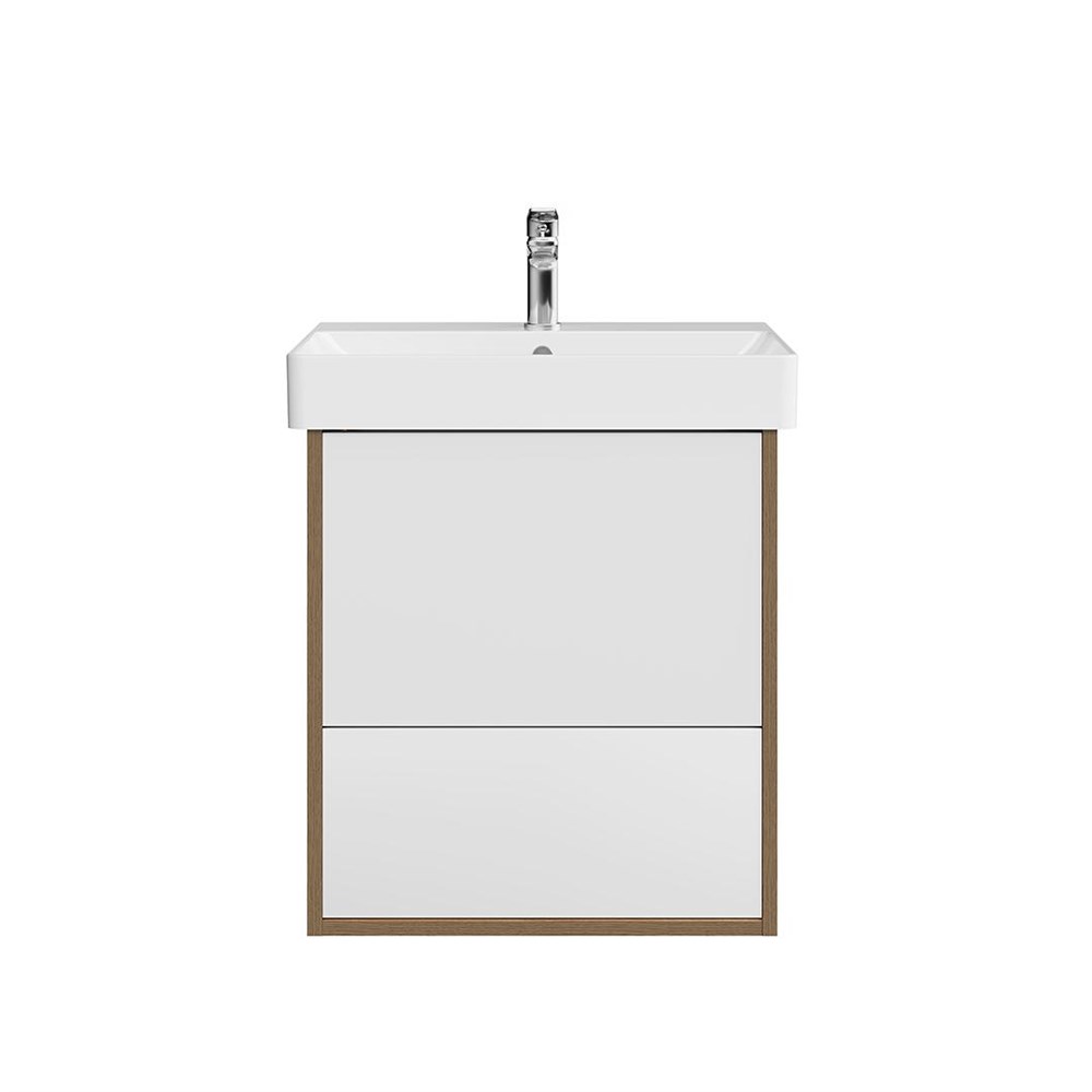 KERAMA MARAZZI PRO.55.2/OLM Тумба PRO подвесная 2 ящика 55, вяз