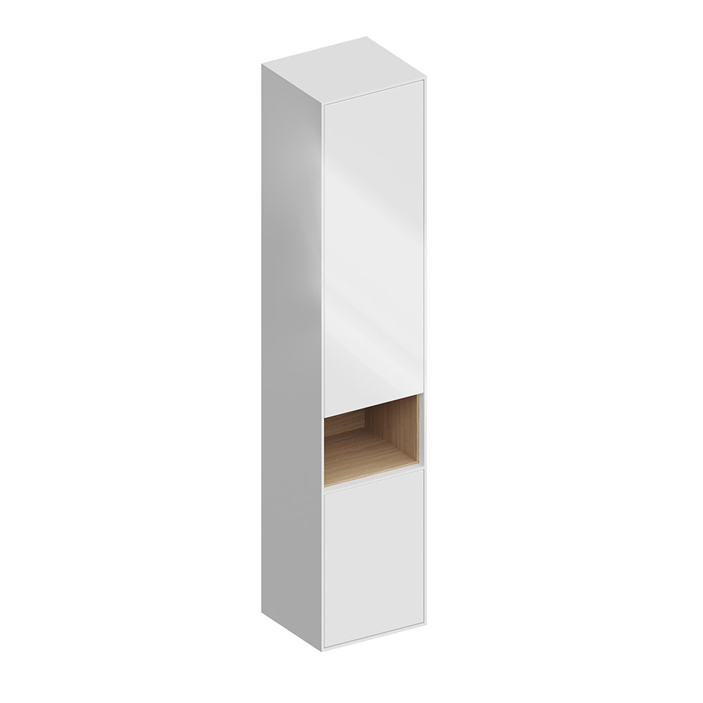 KERAMA MARAZZI PLB.M.170/WHT.V Пенал PLAZA Modern подвесной 170 2 дверцы push, белый глянцевый
