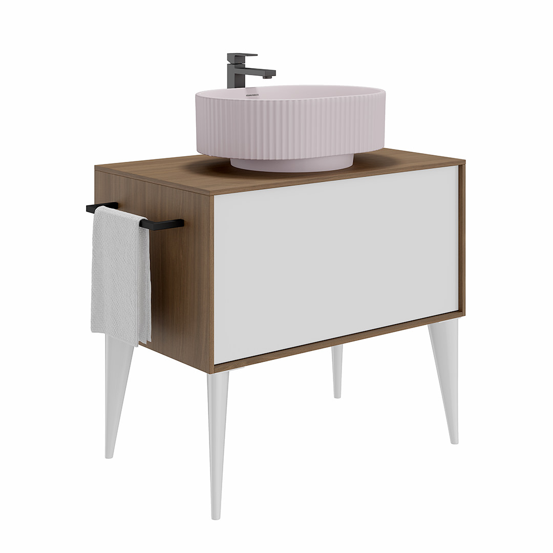 Ножки ATOLLO\CONO классические, белая глянцевая