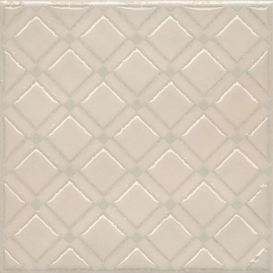 KERAMA MARAZZI KMD3STA013GN Декор Бахия 1 бежевый светлый глянцевый 9,8x9,8x0,7