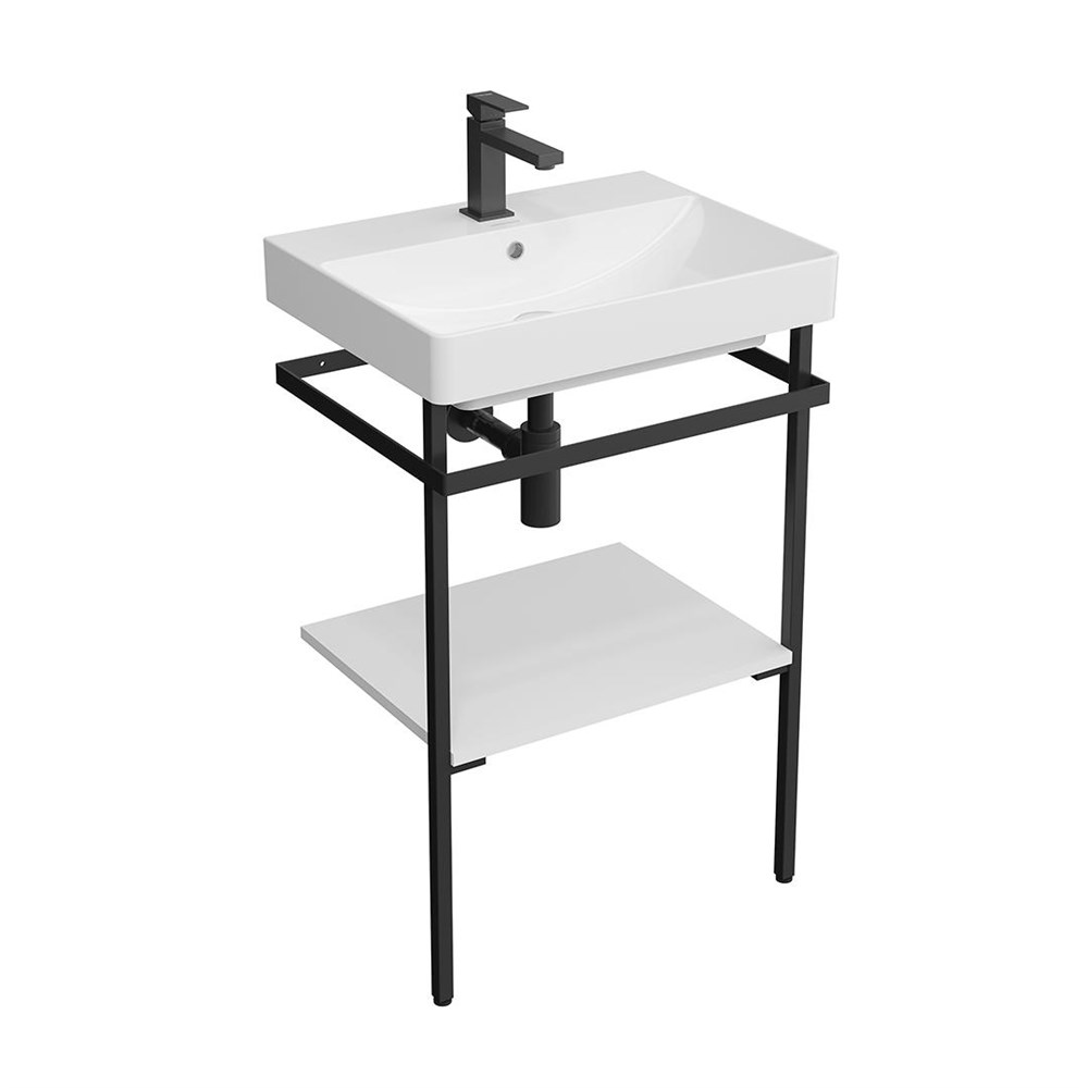 KERAMA MARAZZI PRO.55.01/BLK.M Металлическая структура PRO 55 напольная, черная матовая