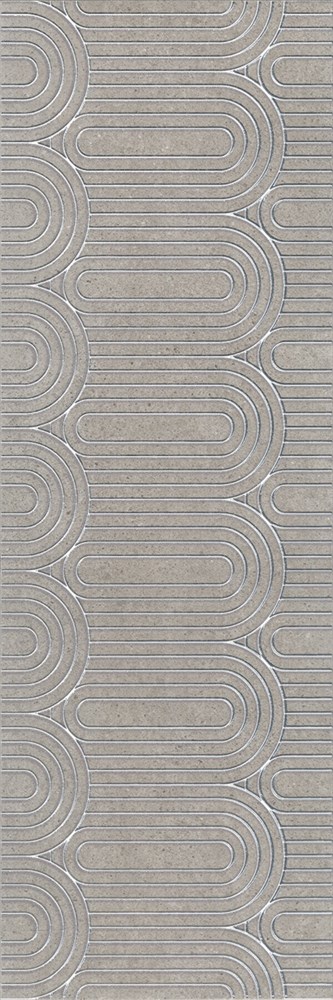 KERAMA MARAZZI OP/B201/12137R Декор Безана серый обрезной 25x75x9