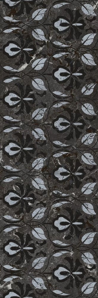 Тубкаль чёрный глянцевый обрезной 30x89,5x0,9