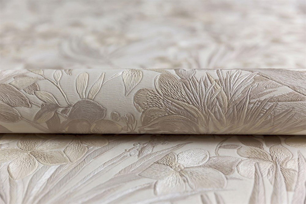 Обои виниловые Джангл мотив, бежевый