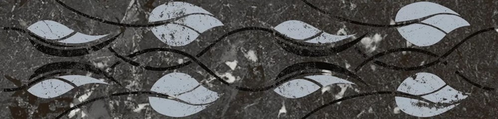 Бордюр Тубкаль чёрный глянцевый обрезной 30x7,2x0,9