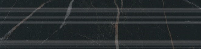 KERAMA MARAZZI BLB039 Бордюр Багет Алькала черный 20х5х19
