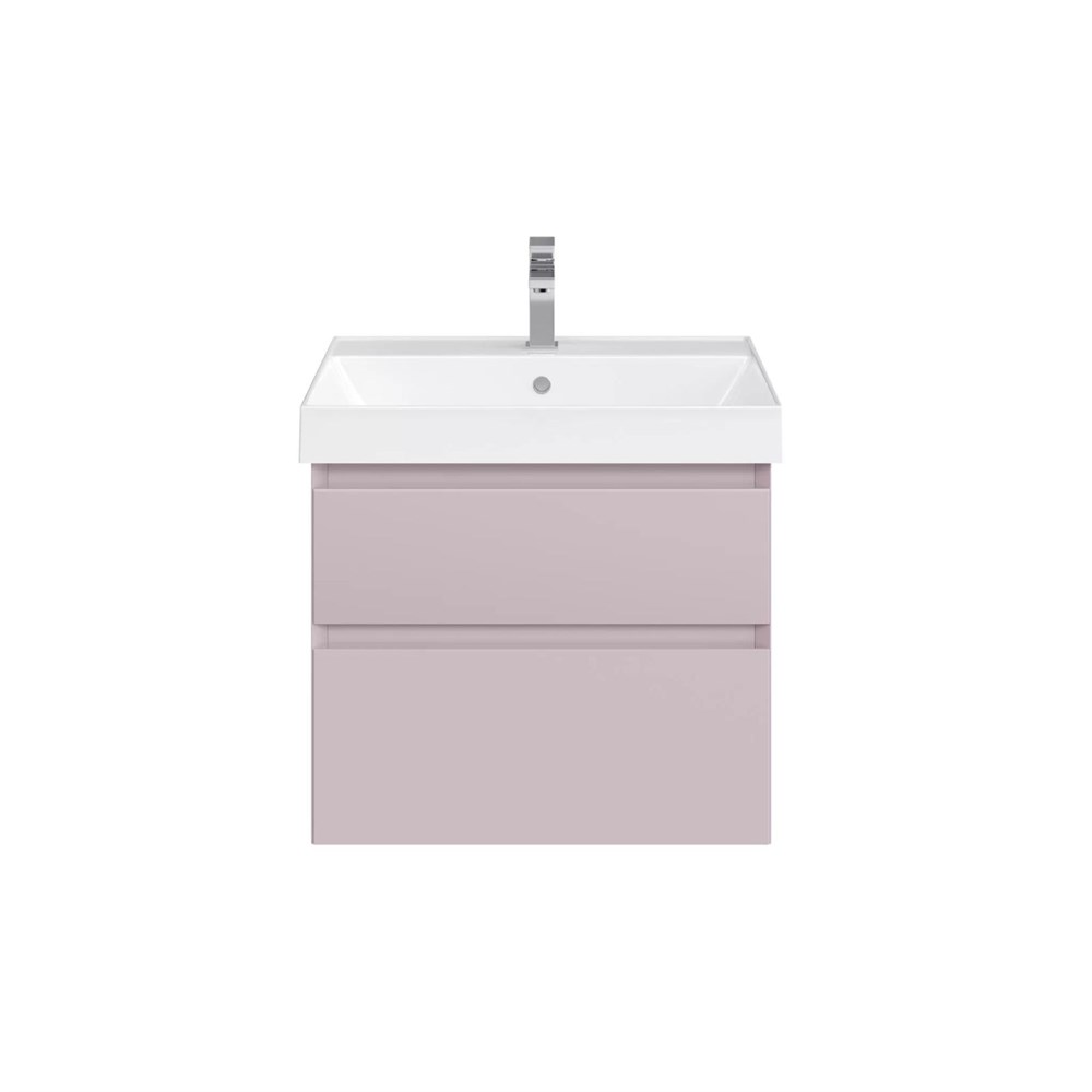 KERAMA MARAZZI CUB.60.2/MAL Тумба CUBO подвесная с ящиками 60, мальва матовая