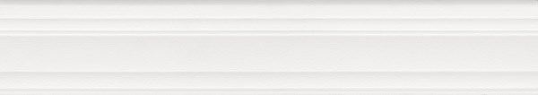 KERAMA MARAZZI BLF027R Бордюр Багет Беллони белый матовый обрезной 40x7,3x2,7