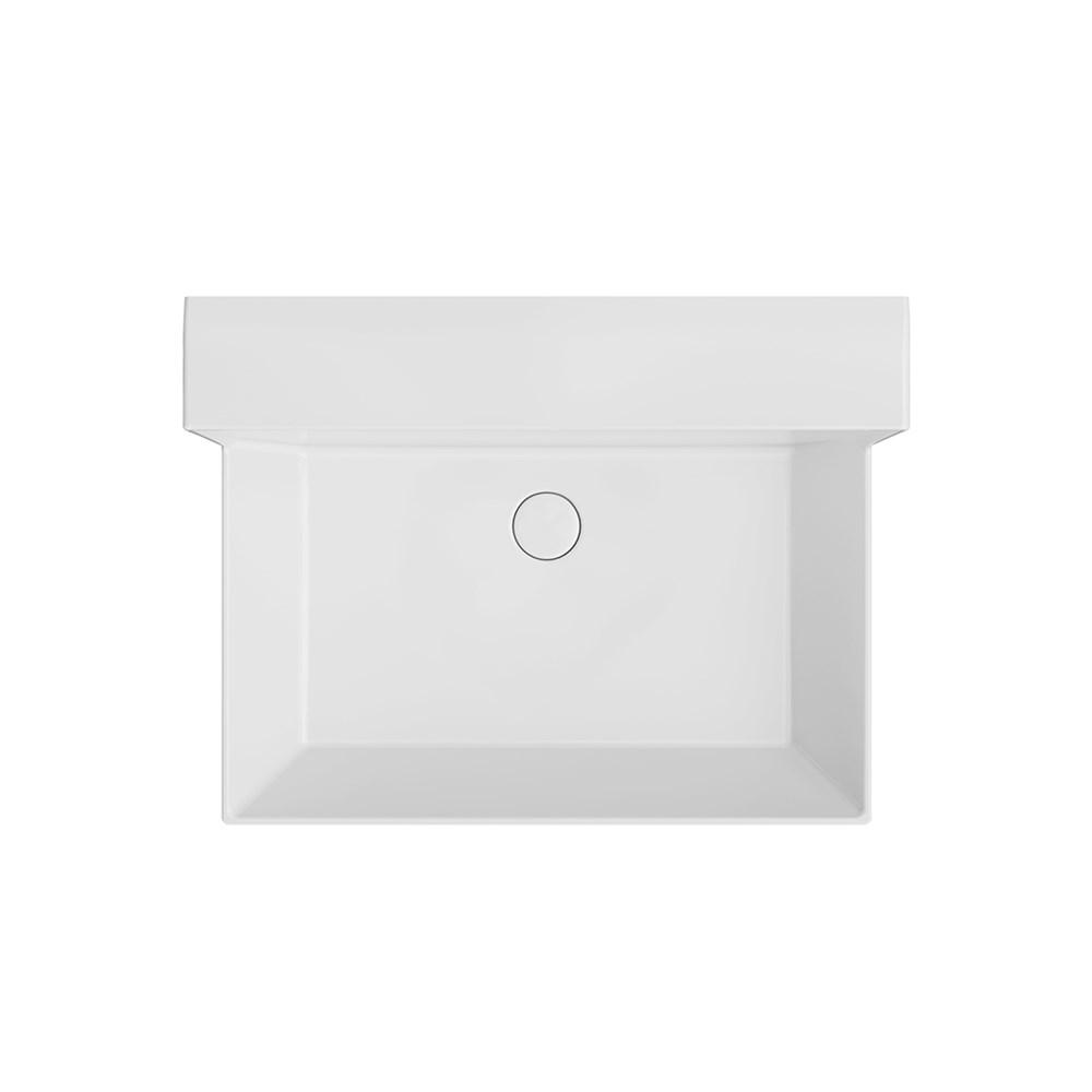 KERAMA MARAZZI LO.M.wb.65 Раковина LOGICA M мебельная\подвесная cо встроенным смесителем 65, белая глянцевая