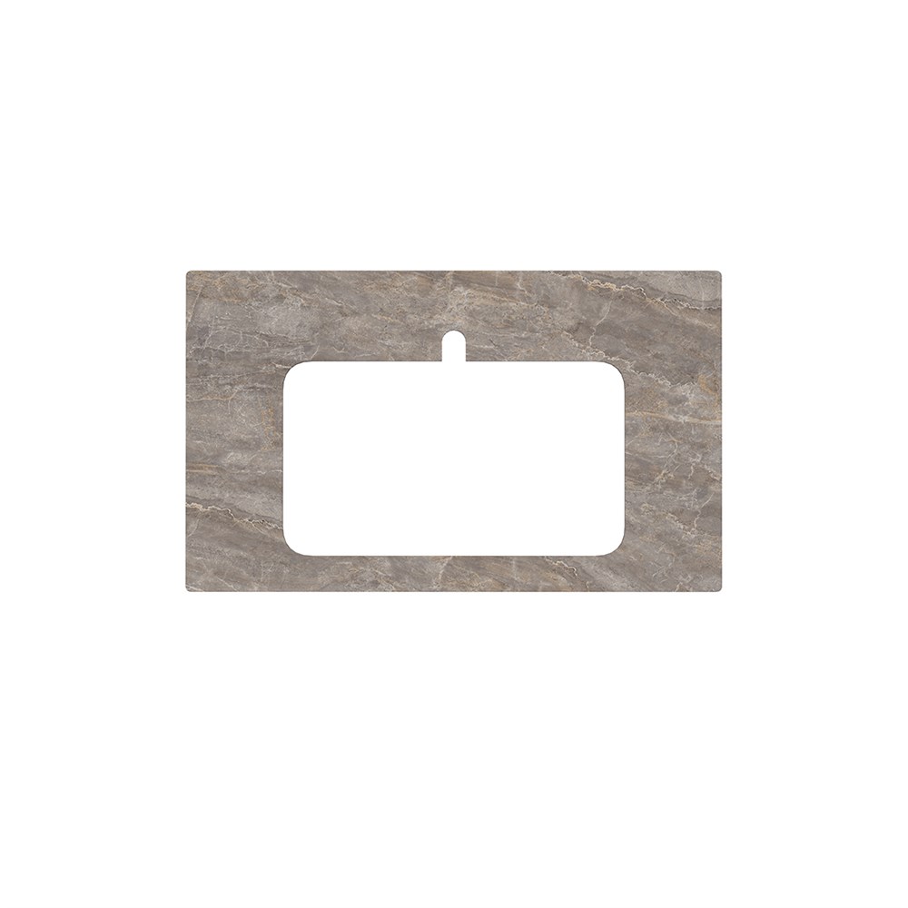 KERAMA MARAZZI PL2.VT280\80 Спец. изделие декоративное для раковин, встраиваемых сверху Парнас пепельный лаппатированный