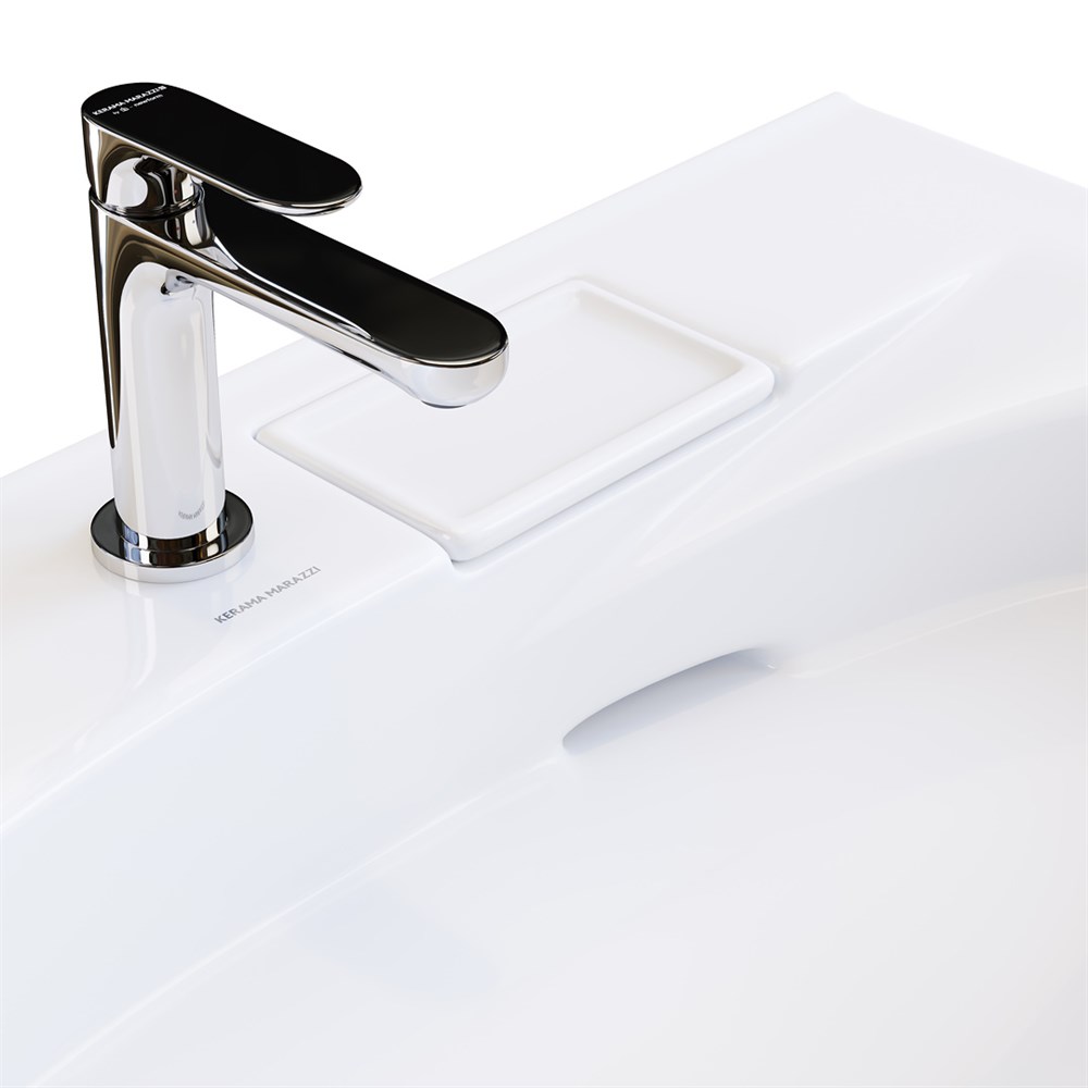 KERAMA MARAZZI RV.wb.80 Раковина RIVA мебельная с крепежом 80, белая глянцевая