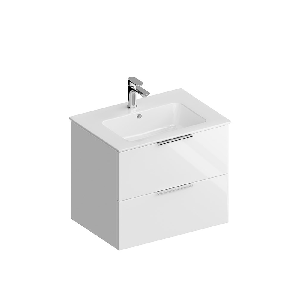 Тумба PIANO Forte подвесная 65, белый глянцевый