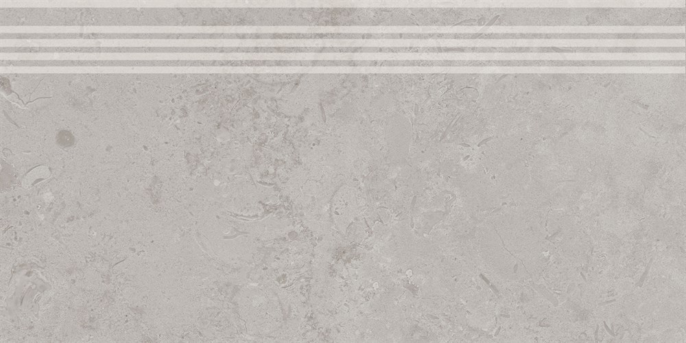 KERAMA MARAZZI DD205200R/GR Cтупень Про Лаймстоун серый натуральный обрезной 60х30 30x60x11