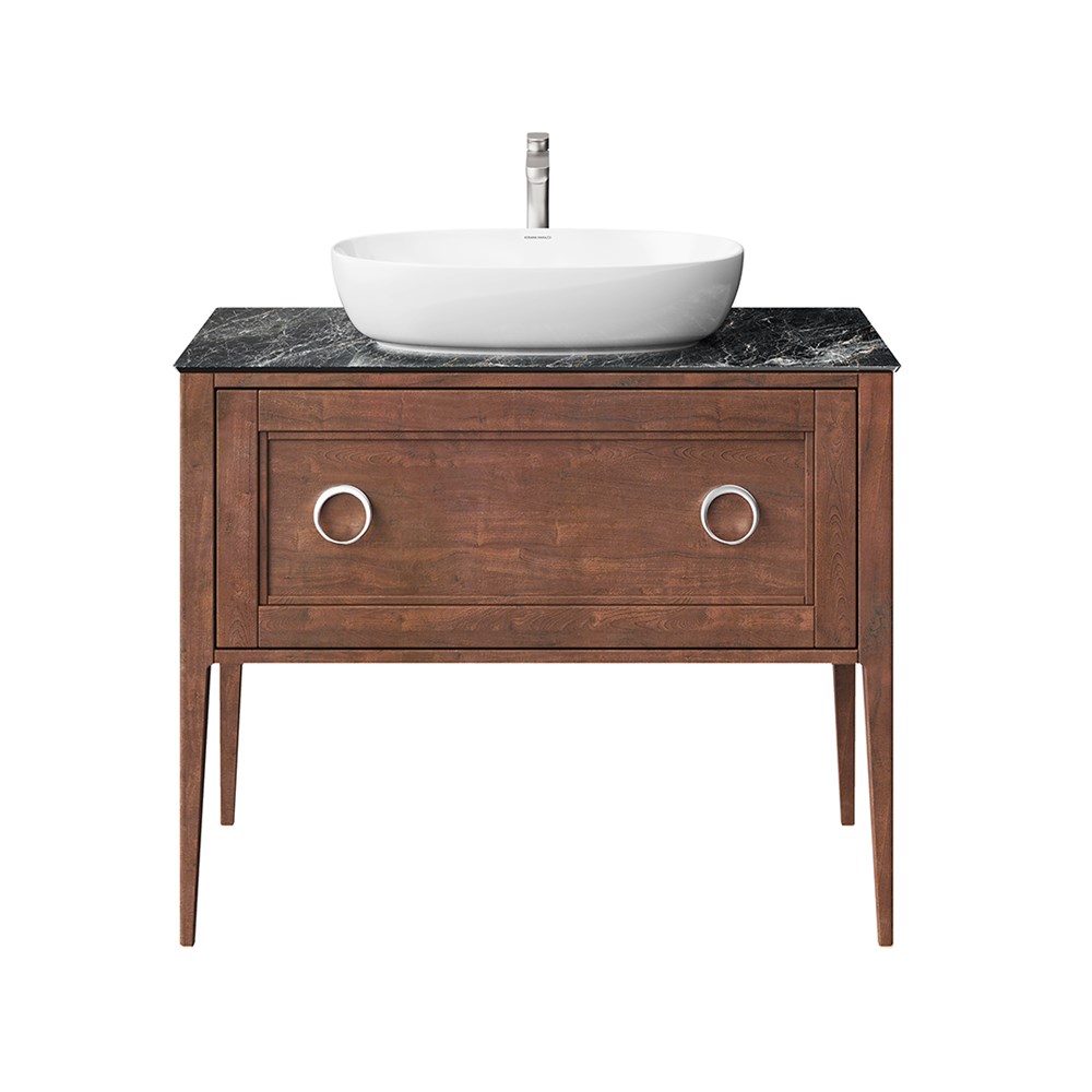 KERAMA MARAZZI PL.CN.100.1+1\NUT.M Тумба PLAZA Classic NEO напольная 1+1 ящик 100, орех матовый