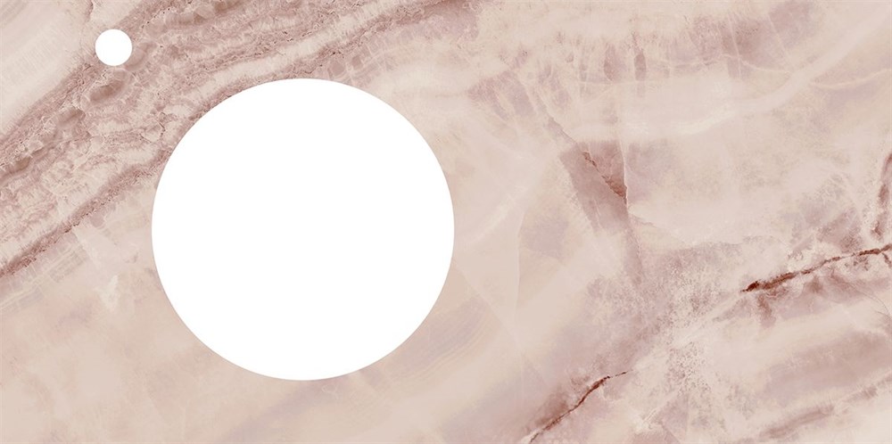 Столешница из керамогранита Ониче 97, розовая (спец. изделие декоративное)