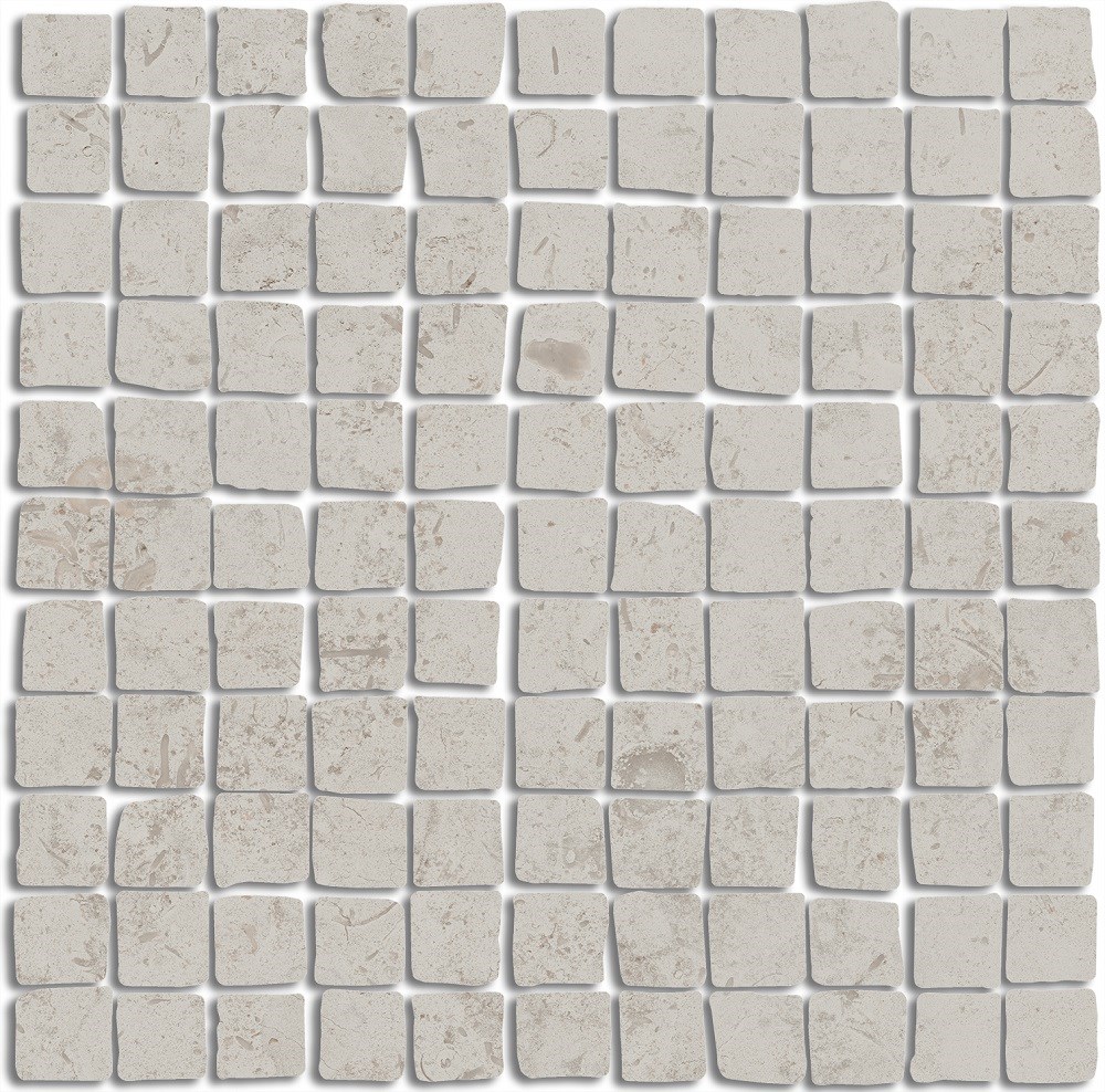 KERAMA MARAZZI MBS003 Декор Про Лаймстоун Спакко мозаичный серый светлый матовый 20х20х0,9