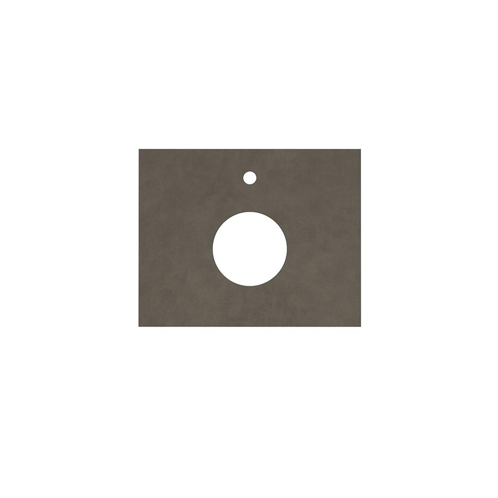 Столешница из керамогранита для накладных раковин, Про Чементо 60, коричневый темный натуральный