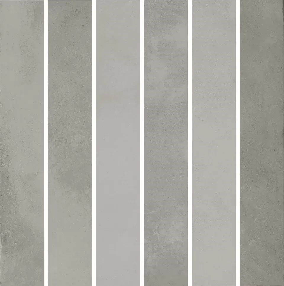 KERAMA MARAZZI KMD2MSM002BN Декор Фес мозаичный серый глянцевый 15x15x0,77